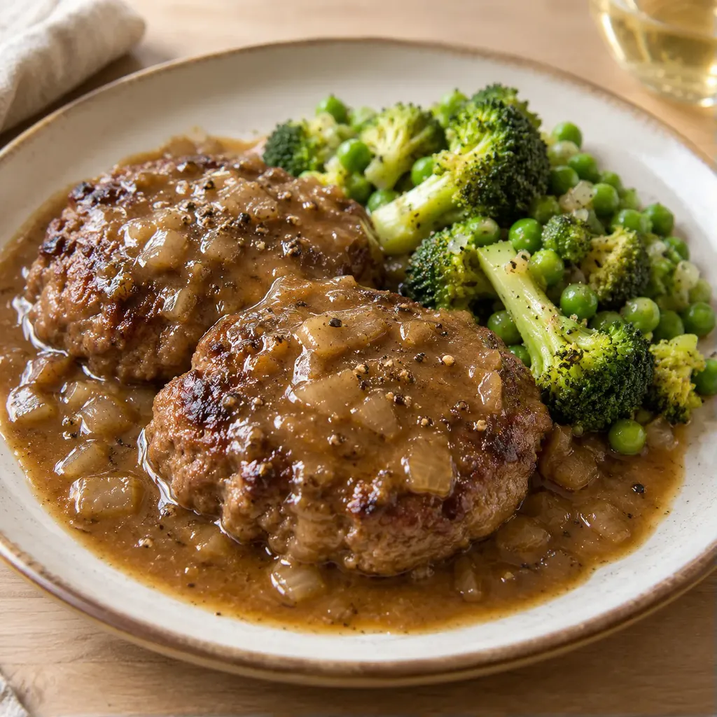 Steak marsala brocoli