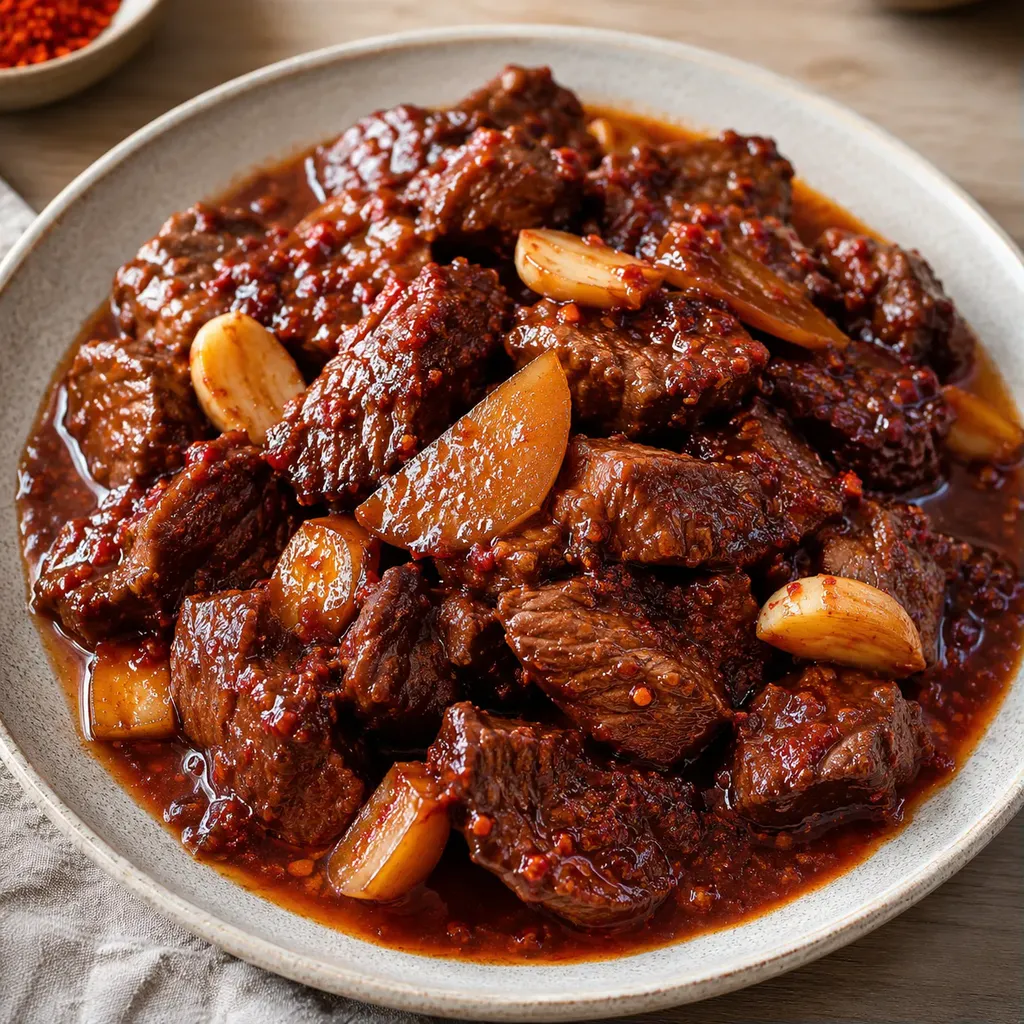 Bœuf coréen braisé