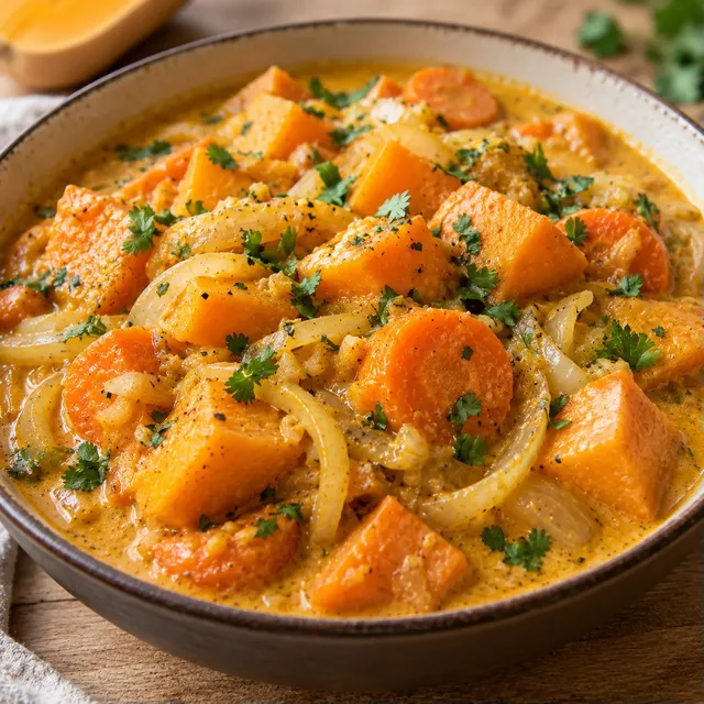 Butternut coco carottes