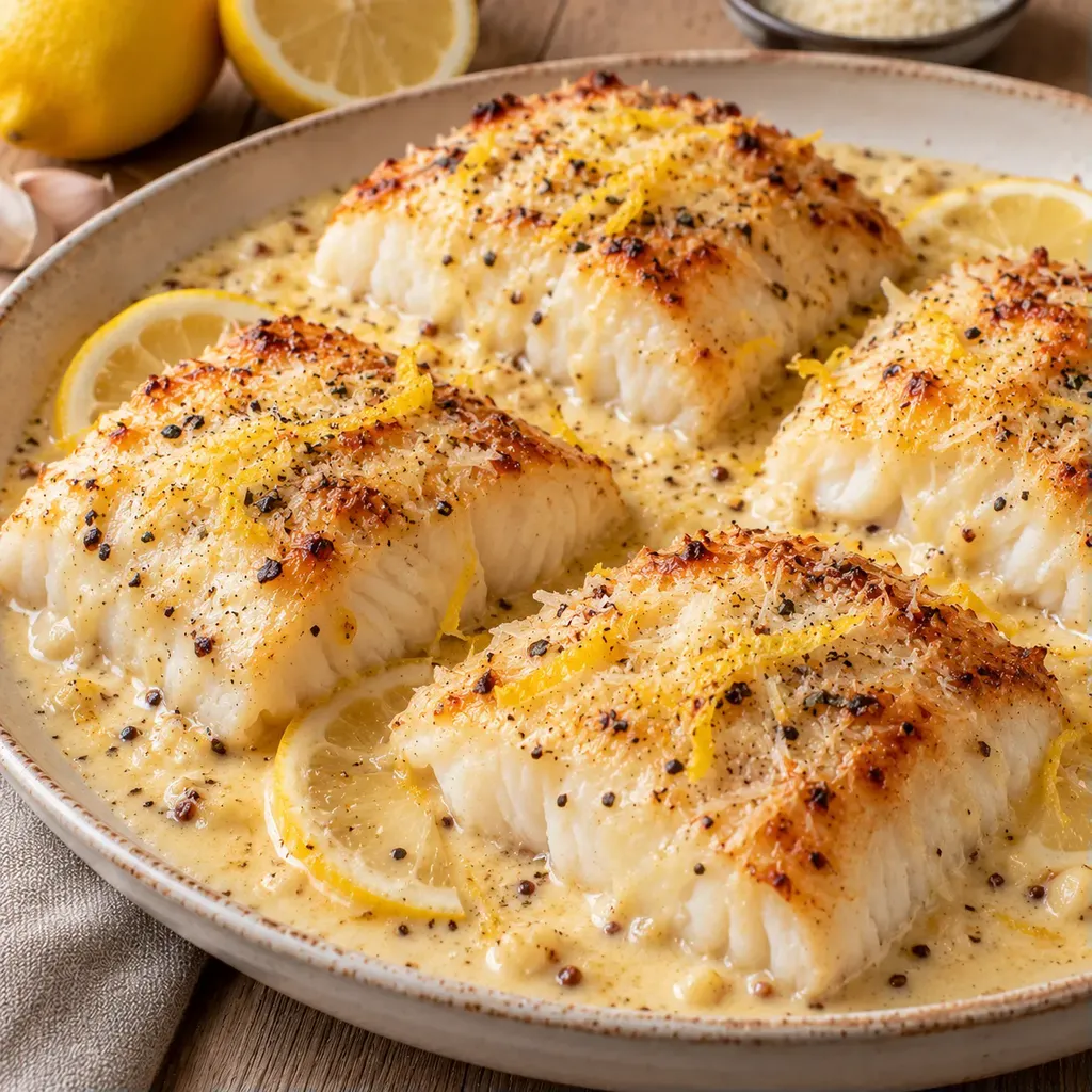 Cabillaud & sauce citron