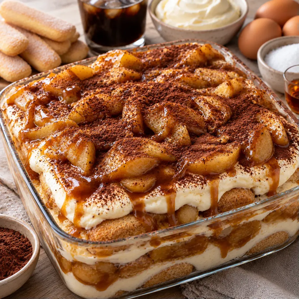 Caramel pommes mascarpone
