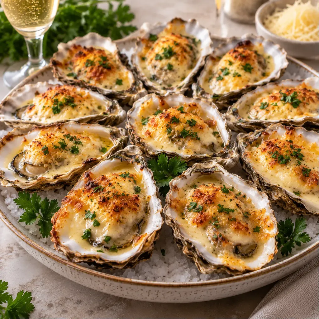 Huîtres au Champagne