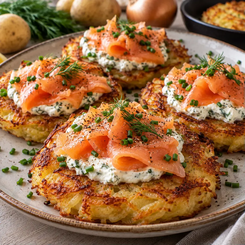 Röstis saumon fromage frais