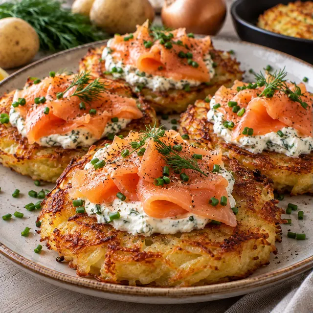 Röstis saumon fromage frais