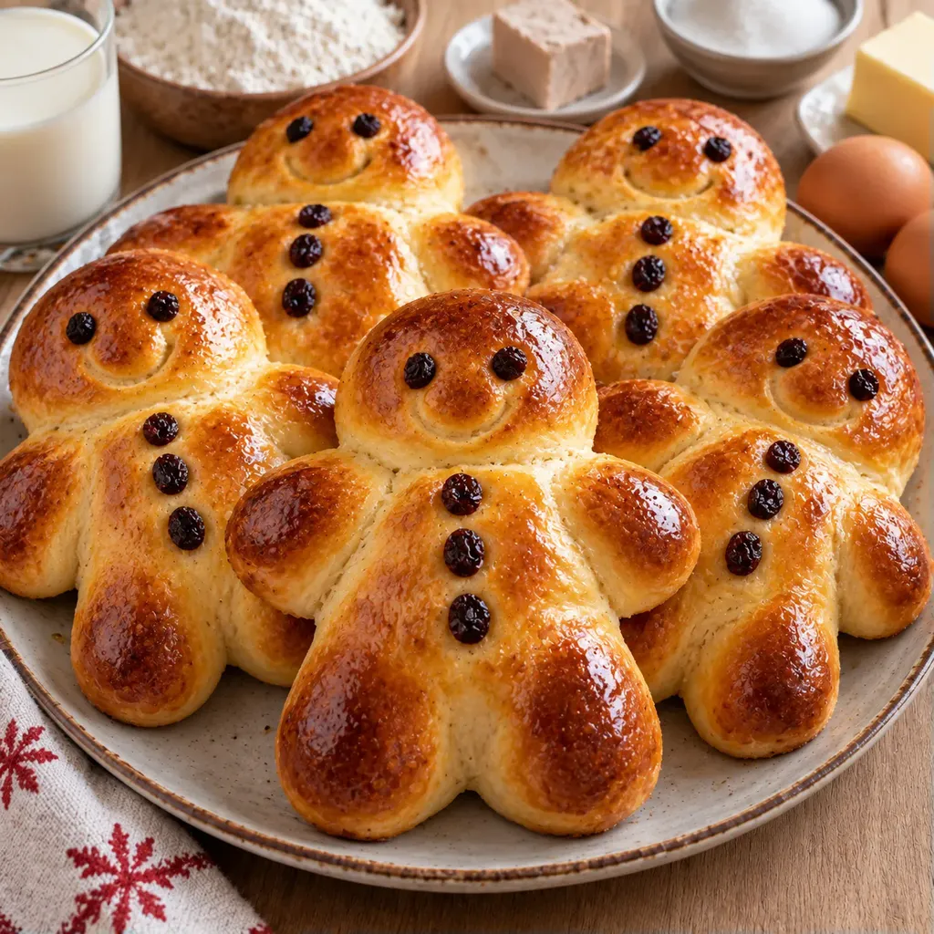 Brioche moelleuse petit bonhomme