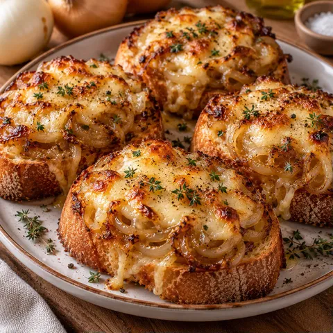 Pain oignons Noël gratiné