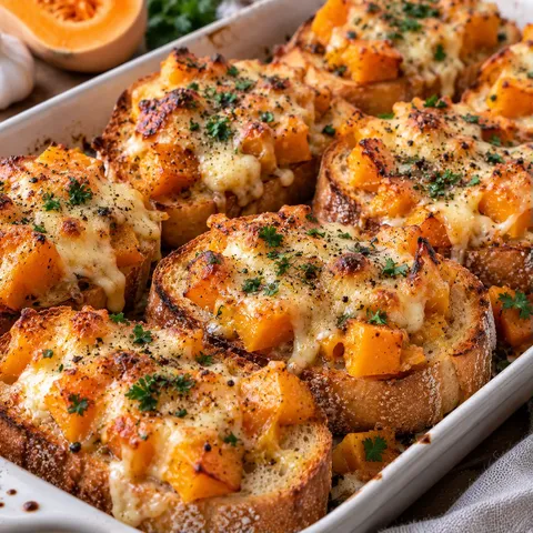 Gratin ail et butternut