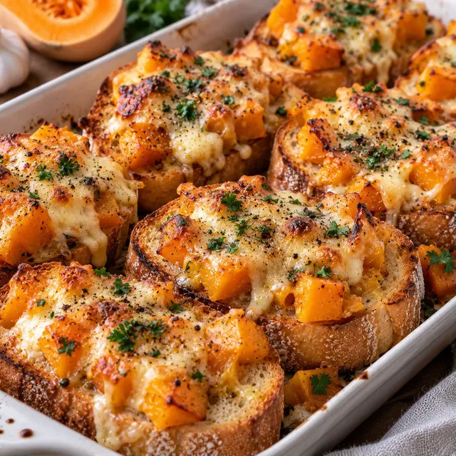 Gratin ail et butternut