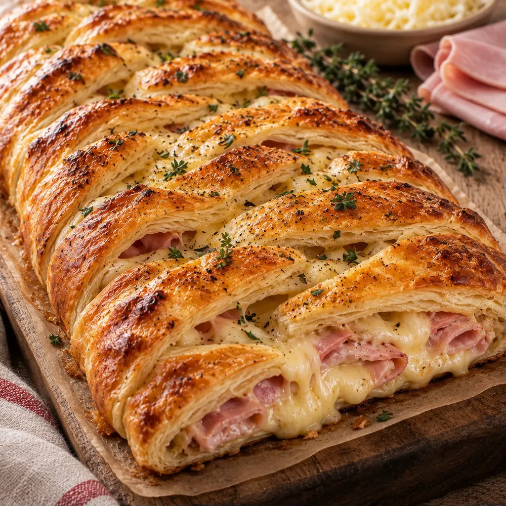 Feuilleté Tressé Fromage