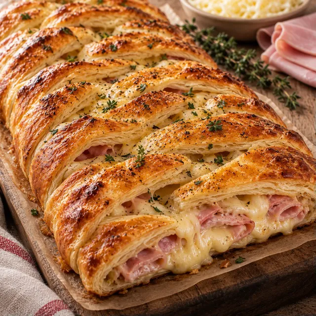 Feuilleté Tressé Fromage