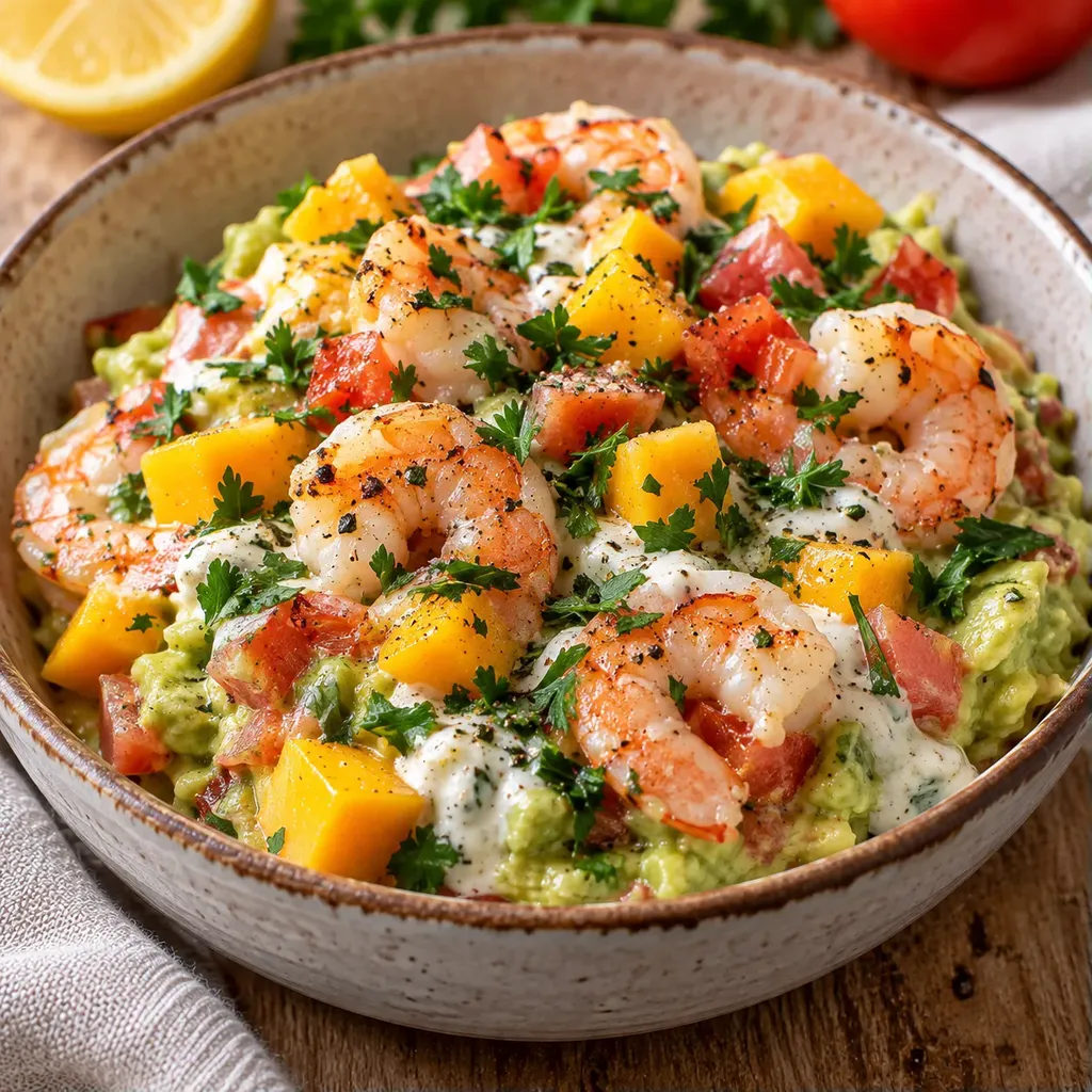 Mangue Crevettes Guacamole