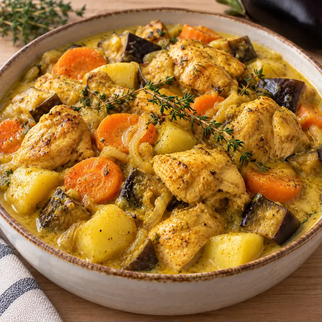 Colombo poulet coco