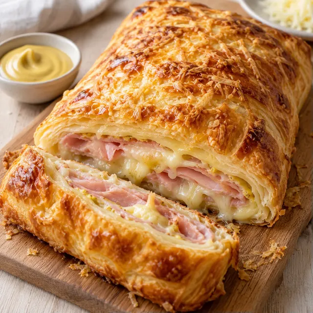 Fromage jambon croustillant