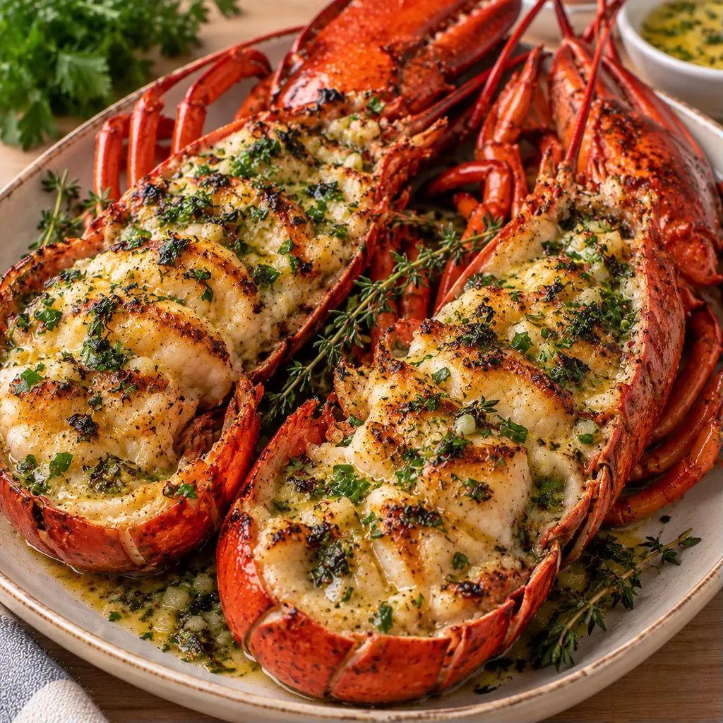 Homard Grillé Herbes