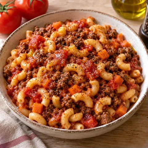 Macaroni viande facile