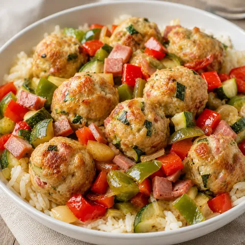 Boulettes Légumes Poulet