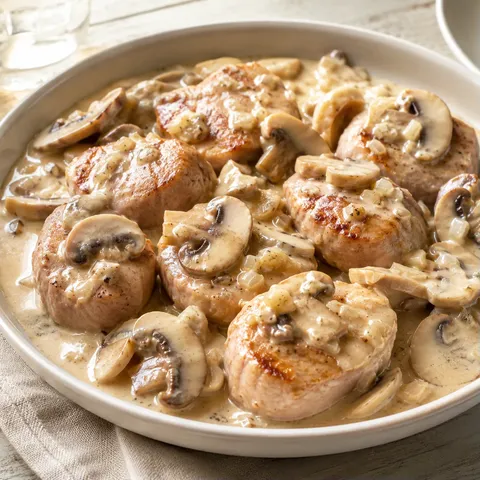 Filet Champignons Crème
