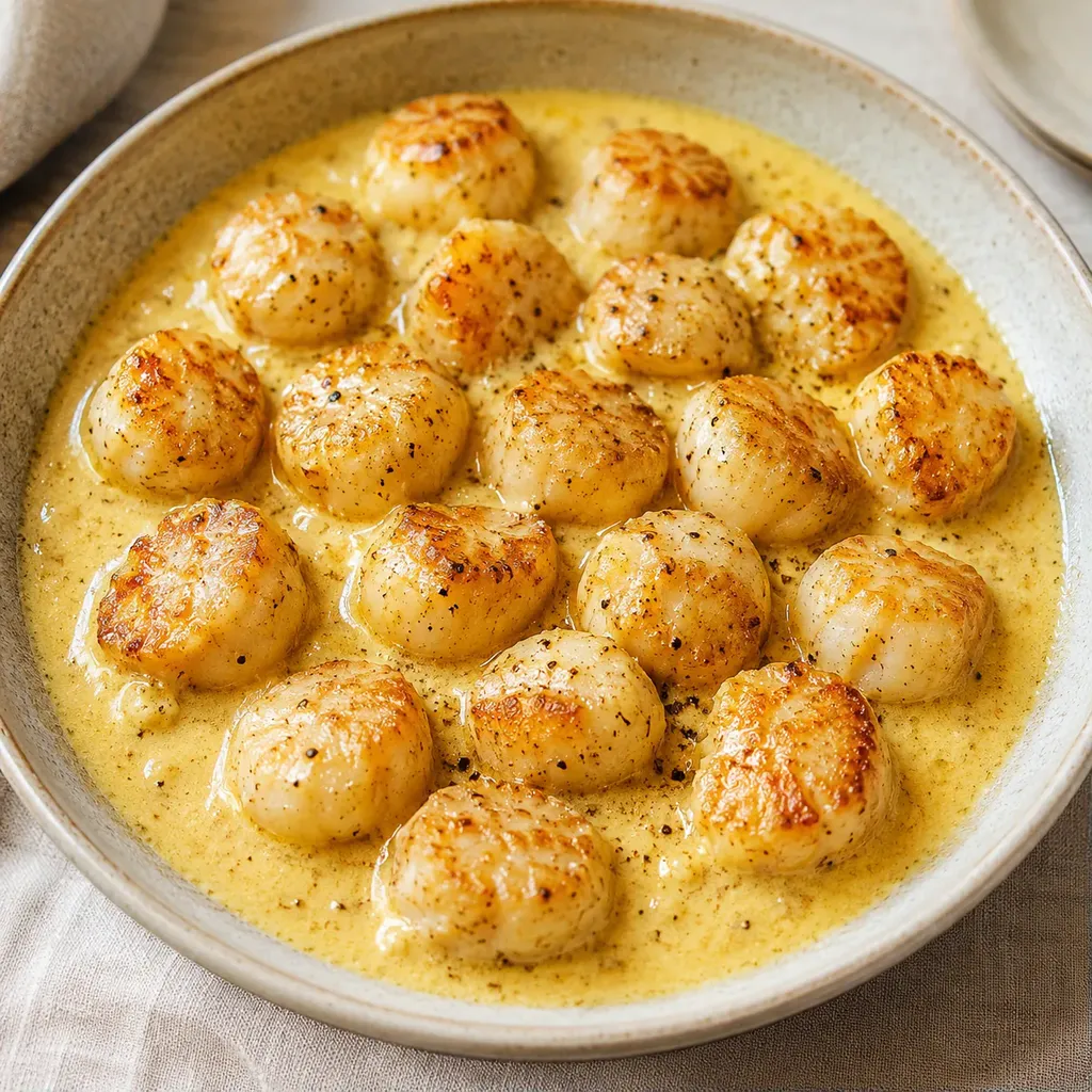 Jacques curry et crème