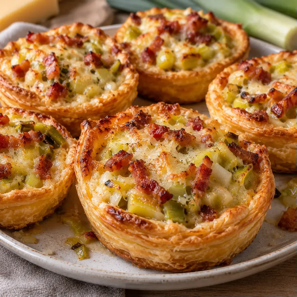 Poireaux Comté bacon