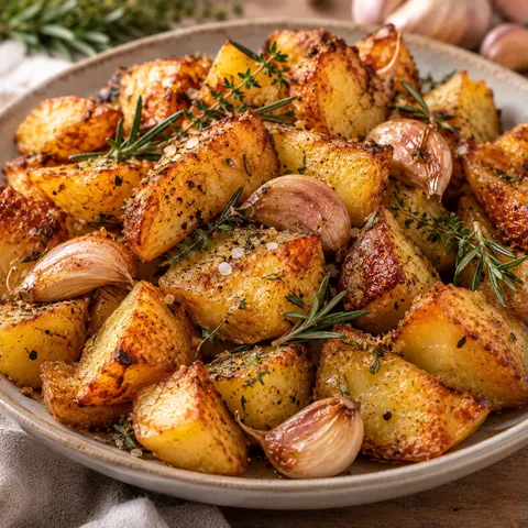 pommes ail croustillantes