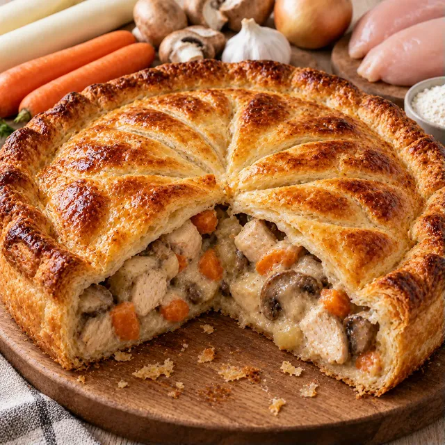 Poulet Feuilleté