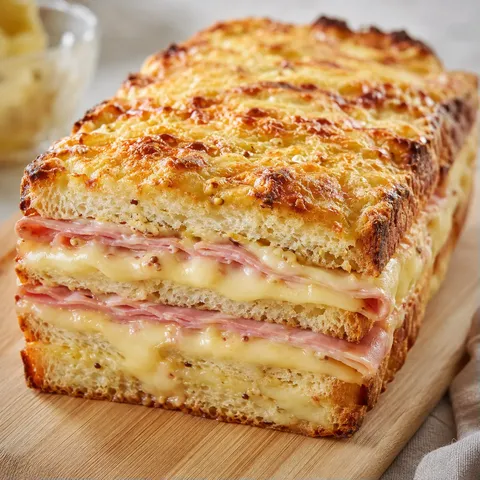 Croque-cake jambon Comté