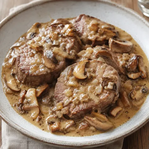 Boeuf tendre champignons