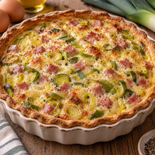 Légère Poireaux Jambon