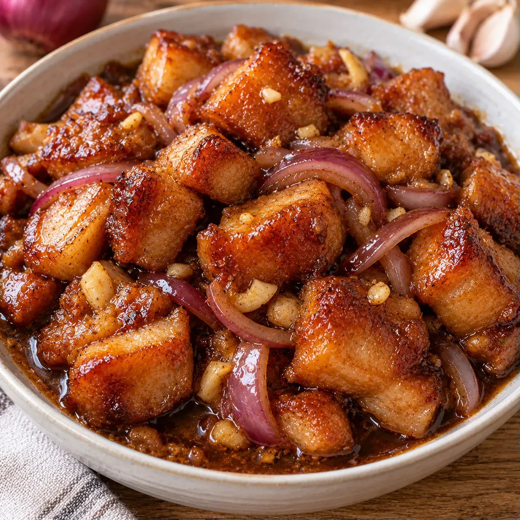 Caramel porc maison