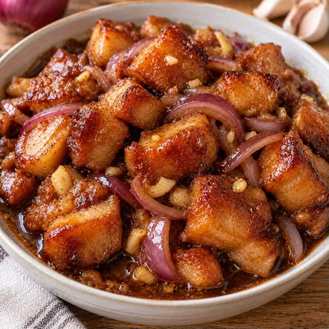 Caramel porc maison