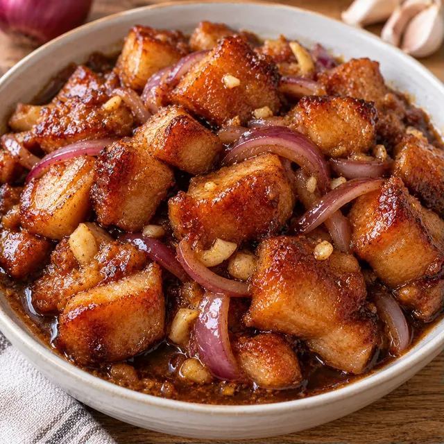Caramel porc maison