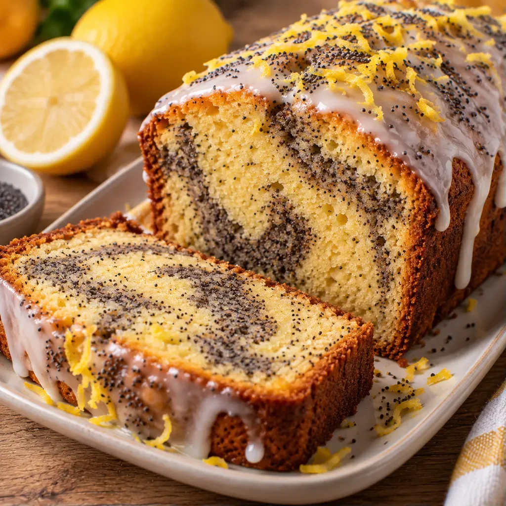 Cake marbré et citron