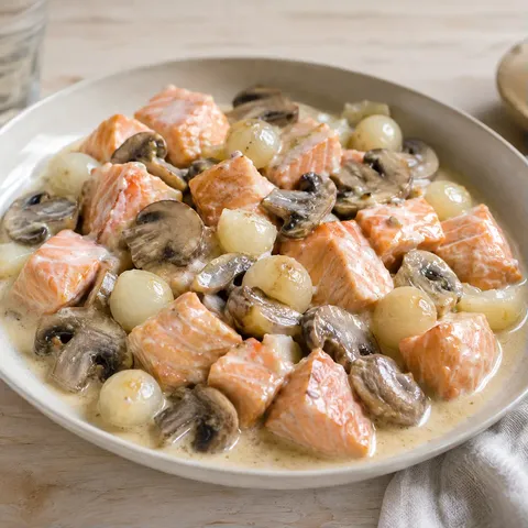Saumon à la crème