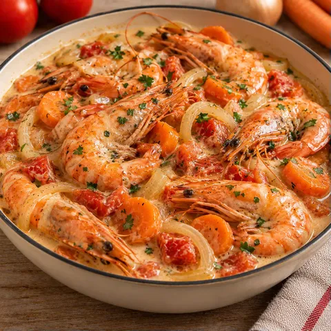 Blanquette aux crevettes