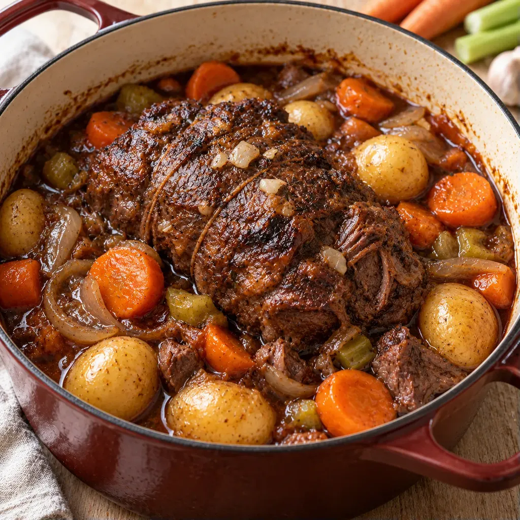 Bœuf mijoté vin