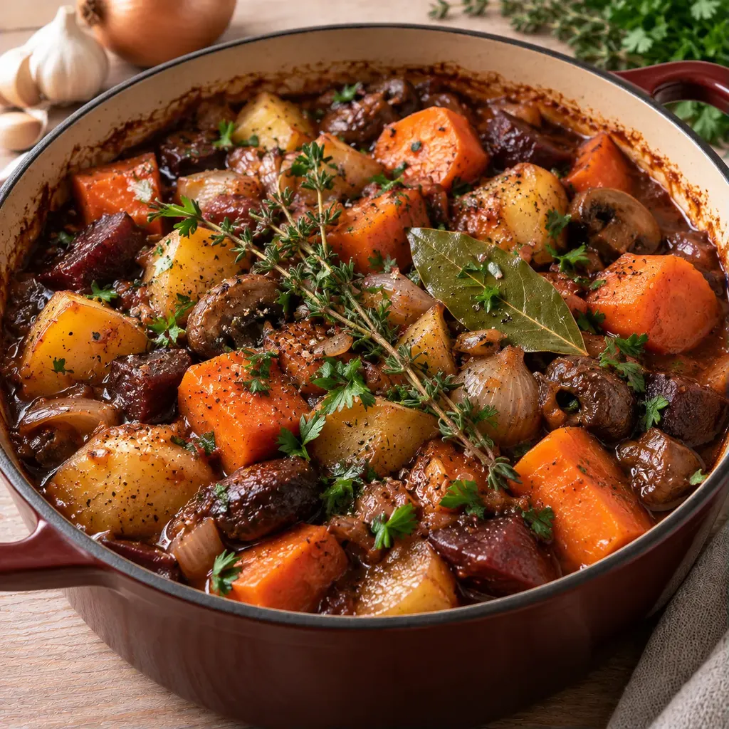 Légumes d’hiver bourguignon