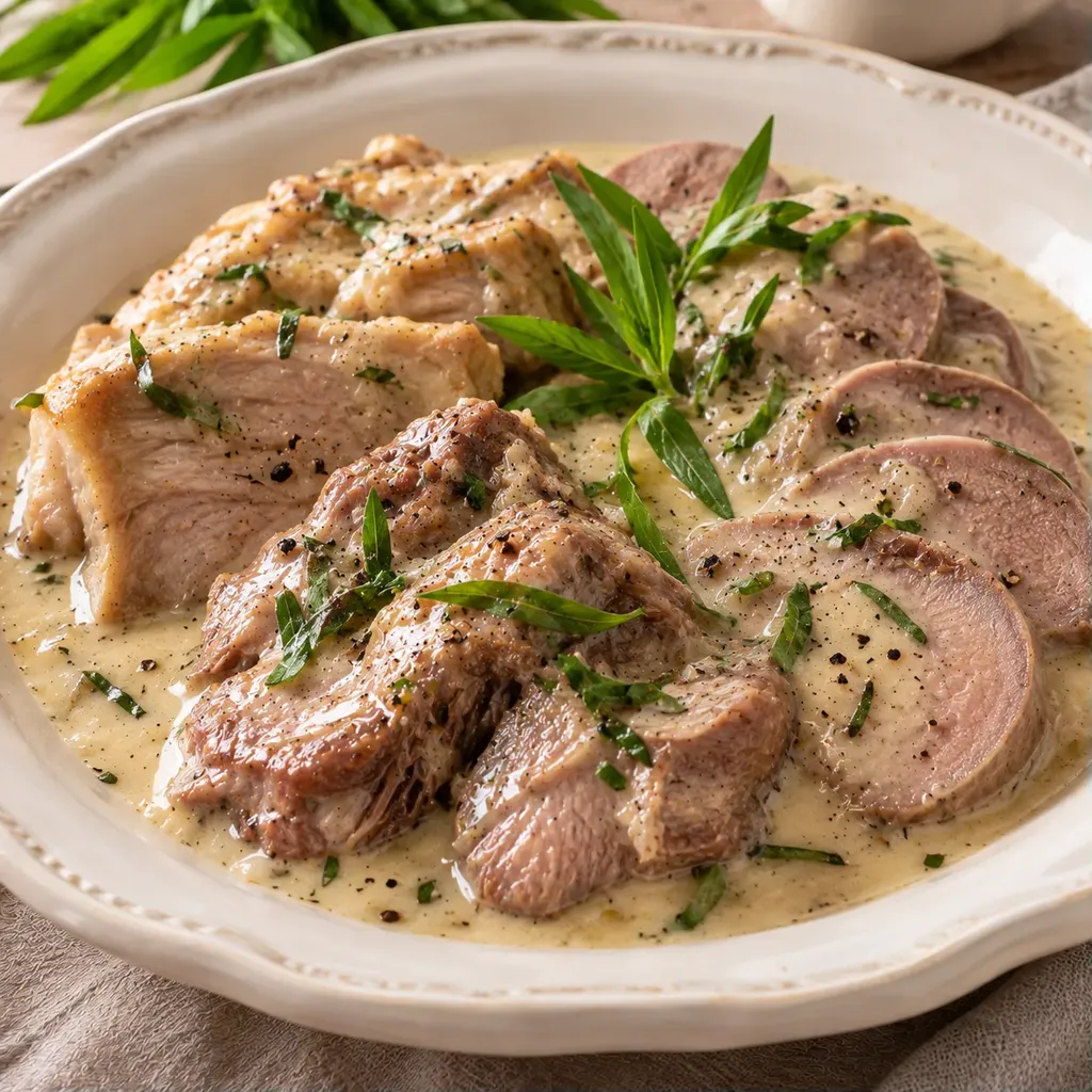 Veau sauce verveine