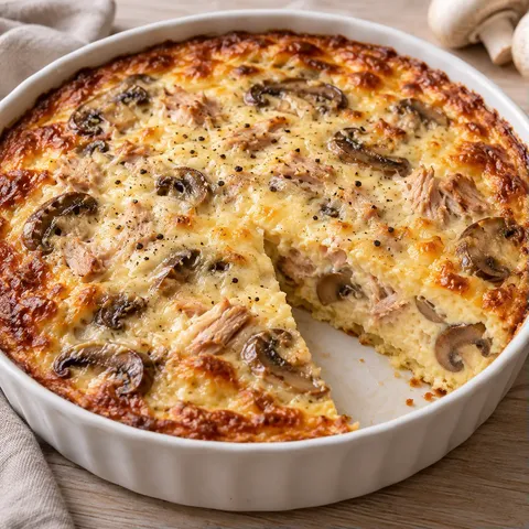 thon champignons sans pâte
