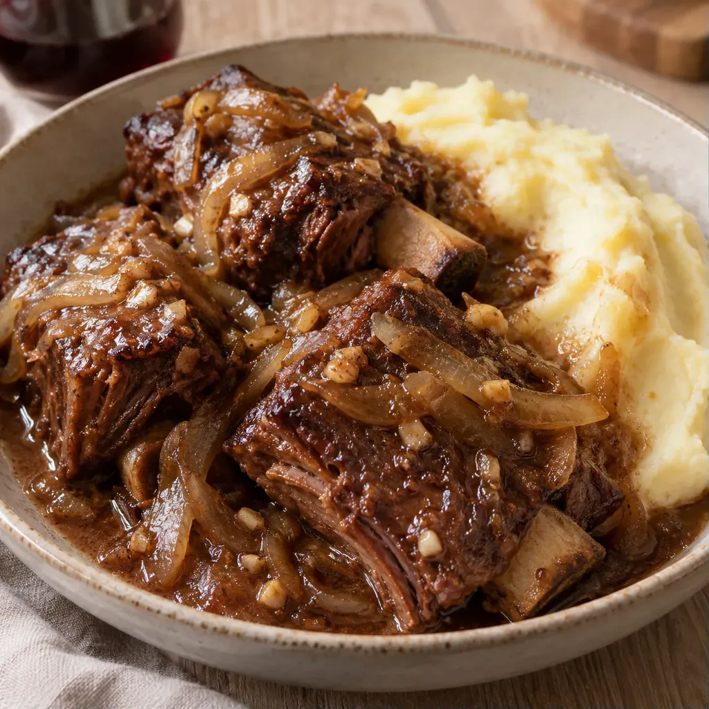 Bœuf mijoté purée douce