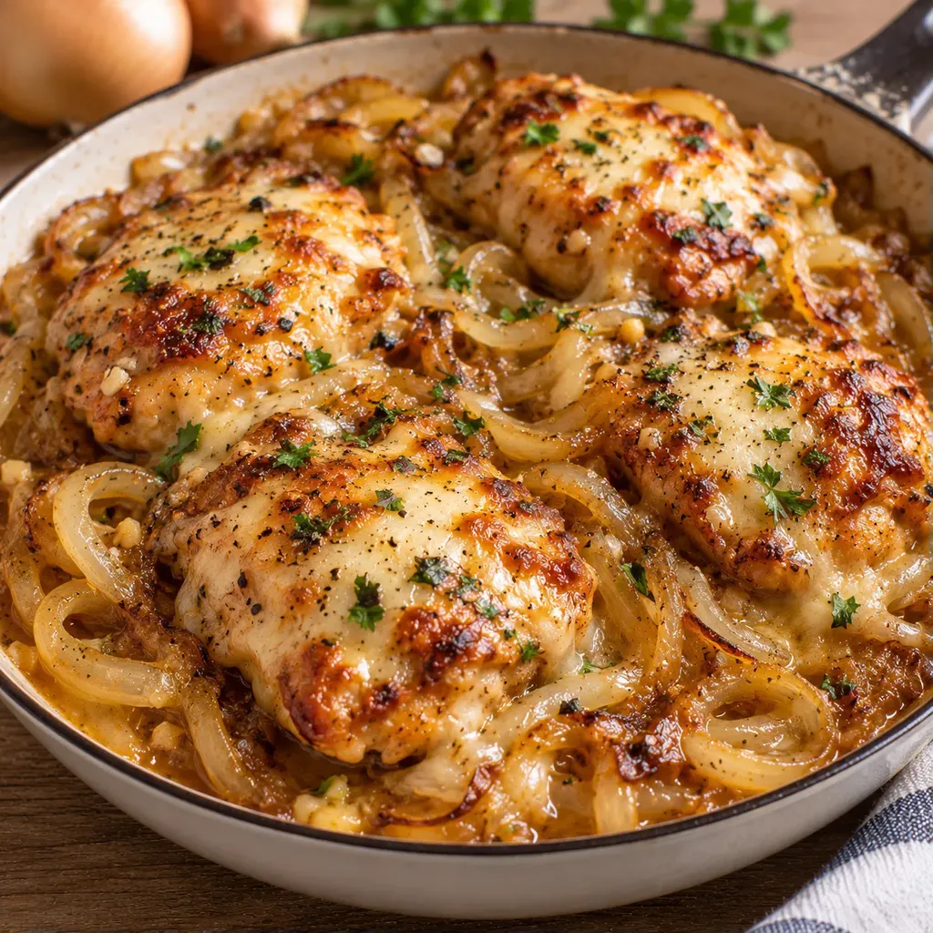 Poulet Fondant Oignons