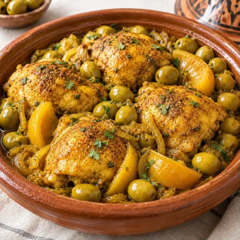 Poulet aux Olives Citron