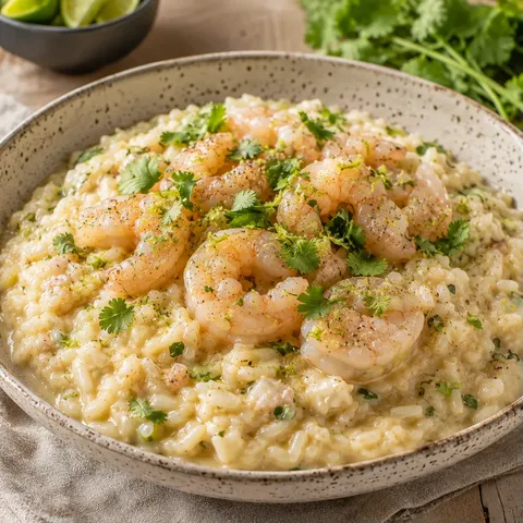 Risotto Crémeux Coco Crevettes