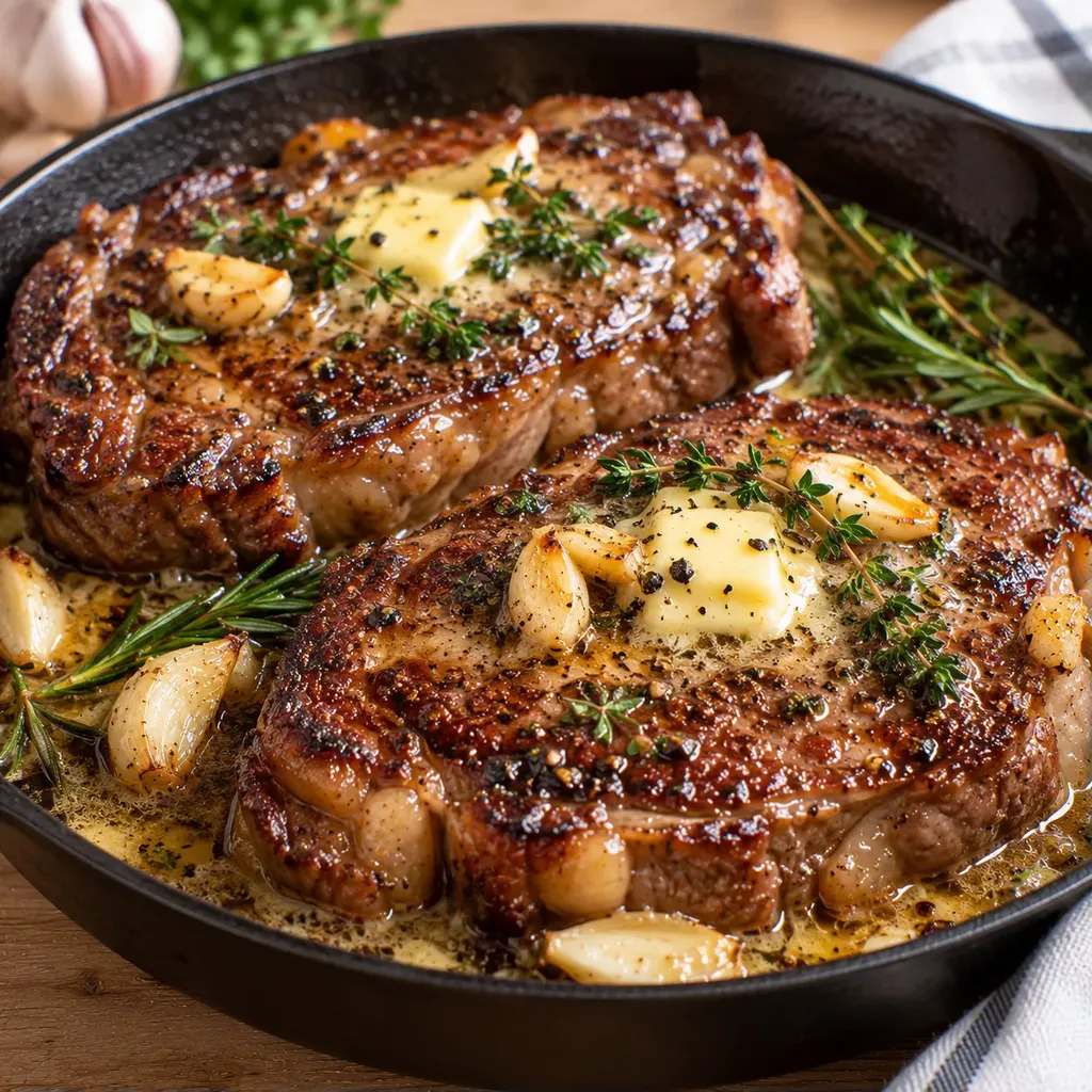 Ribeye beurre ail tendre