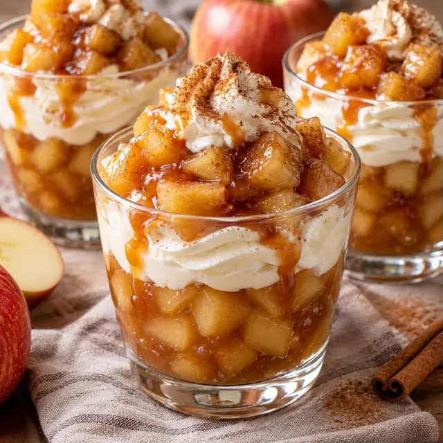 Pommes Caramel Verrine
