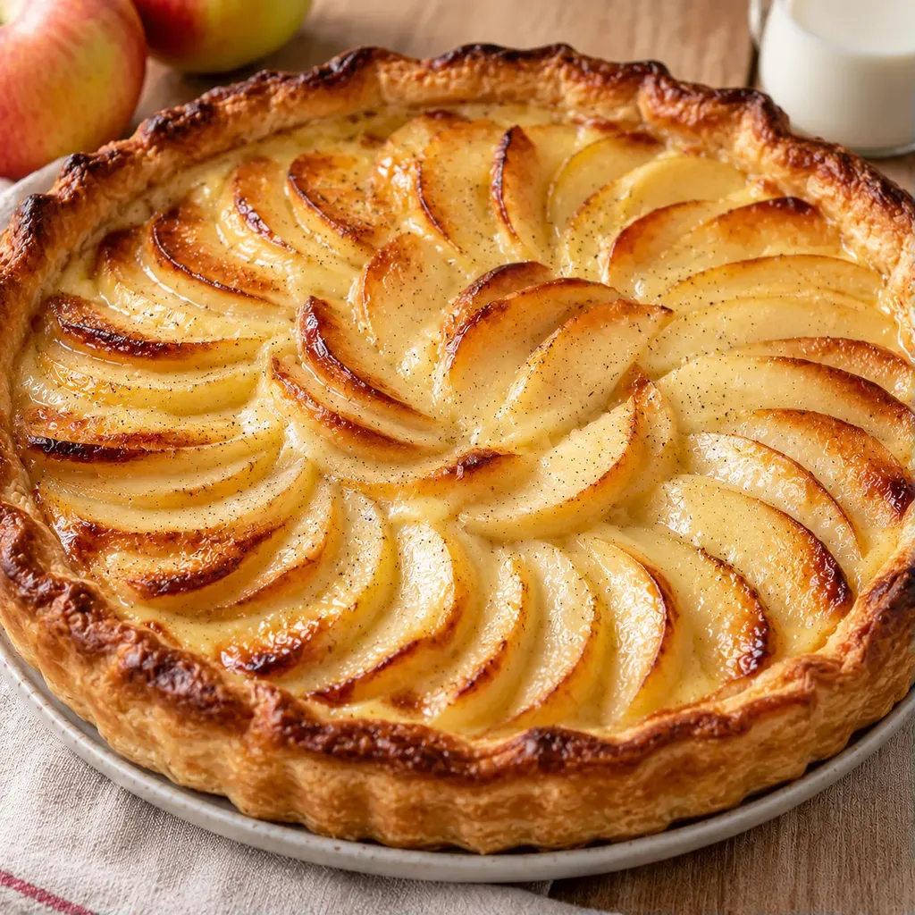Tarte pommes normande