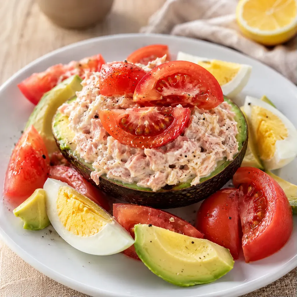 Thon, avocat & tomate