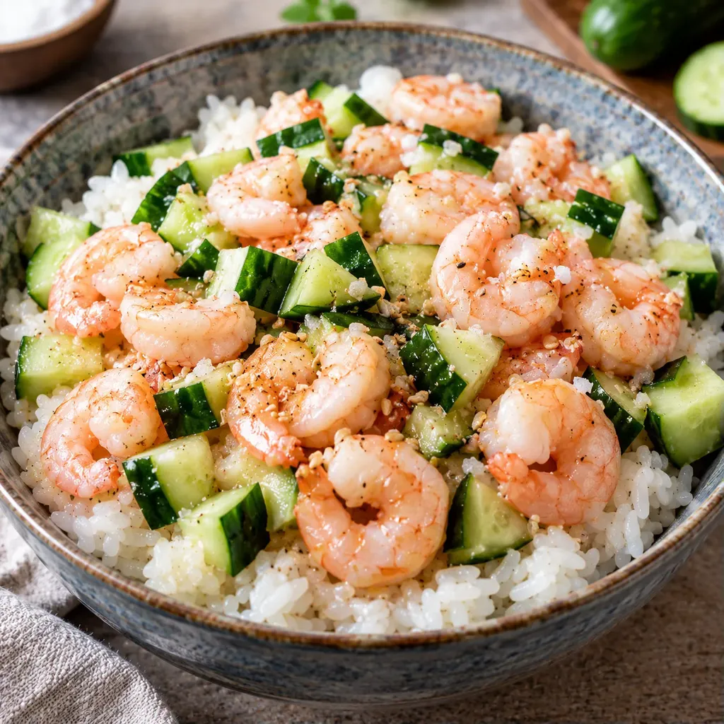 Crevettes gingembre asiatique