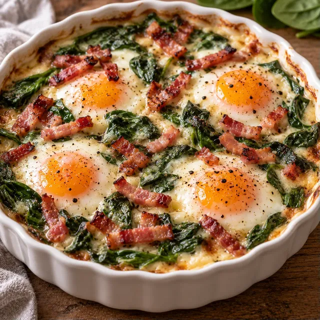 Œufs oseille lardons