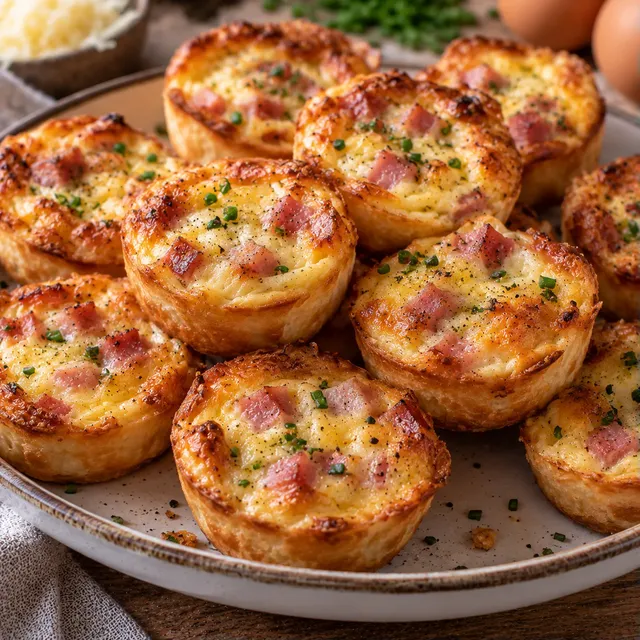 croques-quiches jambon mini