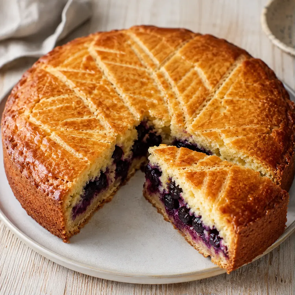Myrtille gâteau basque